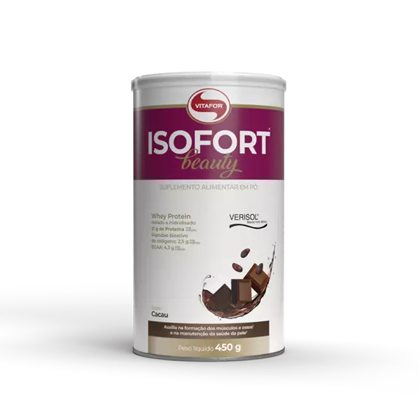 Isofort Beauty - Cacau 450g - Vitafor
