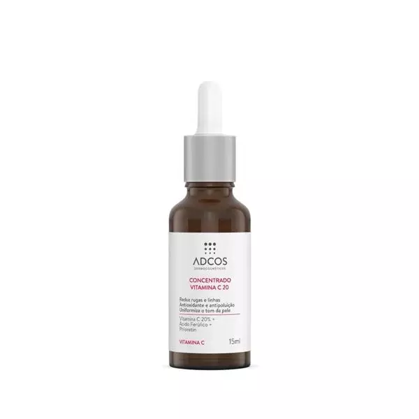 Concentrado Vitamina C 20 - 15 ml - Sérum - Adcos Concentrado Vitamina C 20 - 15 ml - Sérum - Adcos