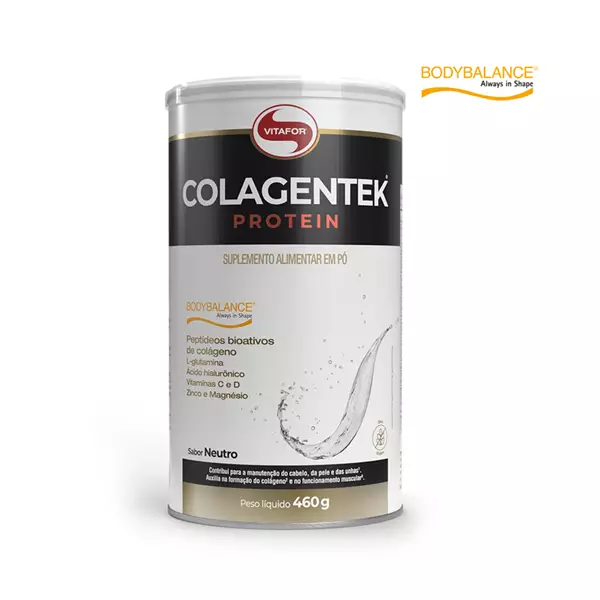 Colagentek Protein c/ Bodybalance - Neutro - 460g - Vitafor Colagentek Protein c/ Bodybalance - Neutro - 460g - Vitafor