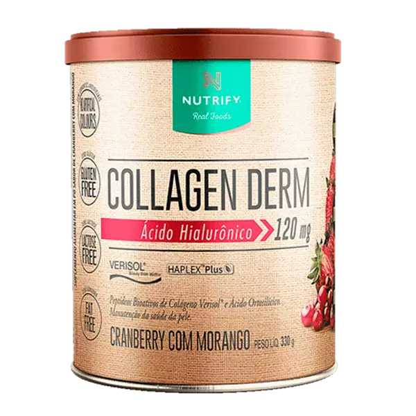 Collagen Derm - Sabor Cranberry com Morango - 330g - Nutrify Collagen Derm - Sabor Cranberry com Morango - 330g - Nutrify